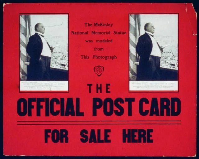 The McKinley National Memorial Statue was modeled from this…, 1907