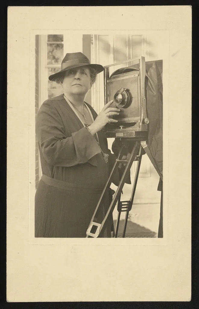 [Frances Benjamin Johnston, 1864-1952, half length, facing front,…, 1936