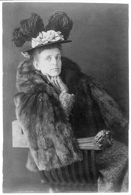 [Frances Benjamin Johnston, 1864-1952, half length, seated, facing…, 1890