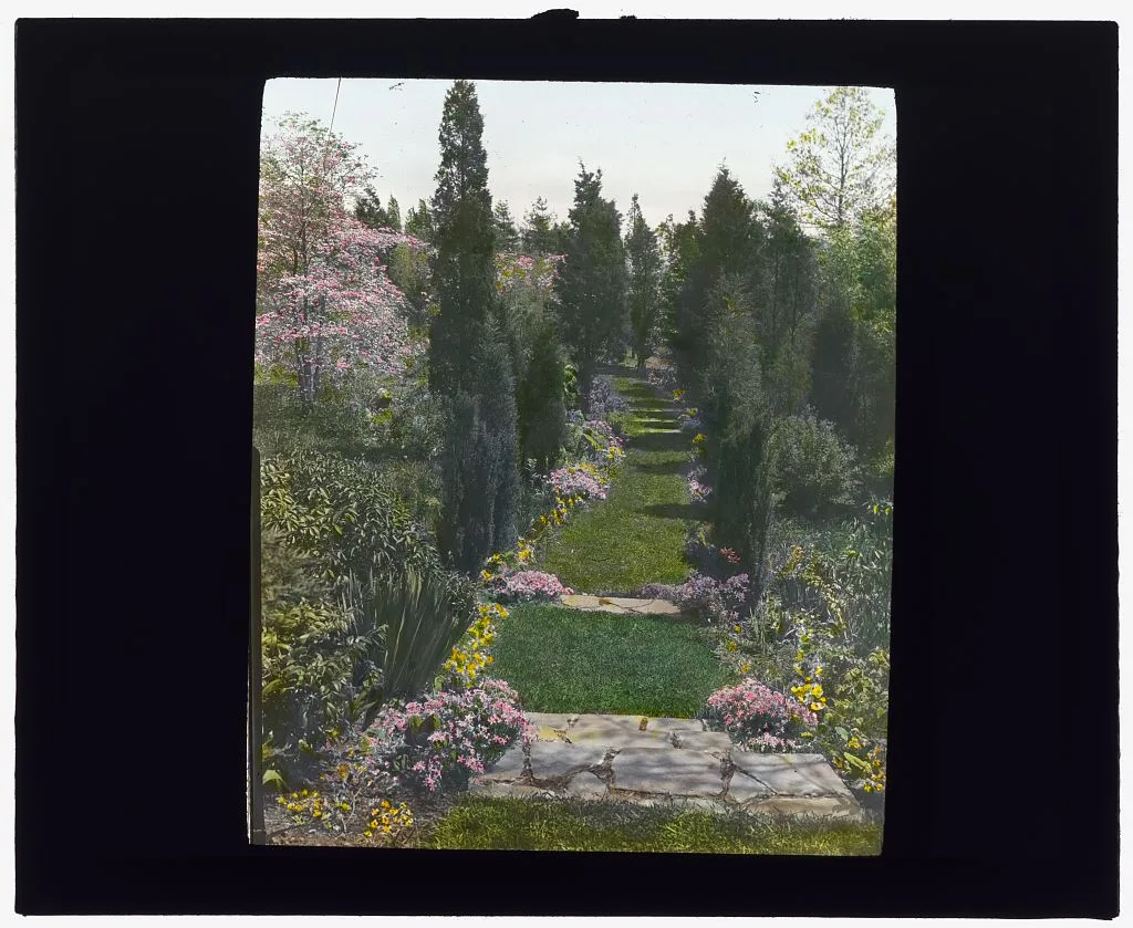 ["Old Acres," Robert Low Bacon house, Old Westbury, New York. Steps…, Westbury, Nassau County, New York, 1921