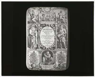 [Reproduction of title page for The herball or generall historie of…, 1915