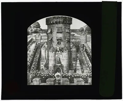 [Reproduction of illustration showing Louvre Castle of Philip III], France, Paris, 1915