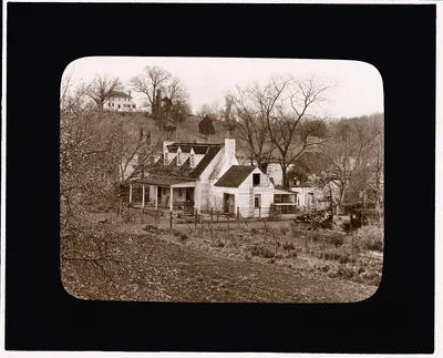 [Old Dunbar Quarters, Falmouth, Stafford County, Virginia. View from…, Falmouth, Virginia, 1927