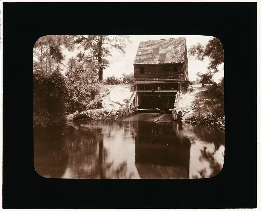 [Drummond Mill, store, and cabin, Lee Mont vicinity, Accomac County,…, Virginia, Accomac County, 1930