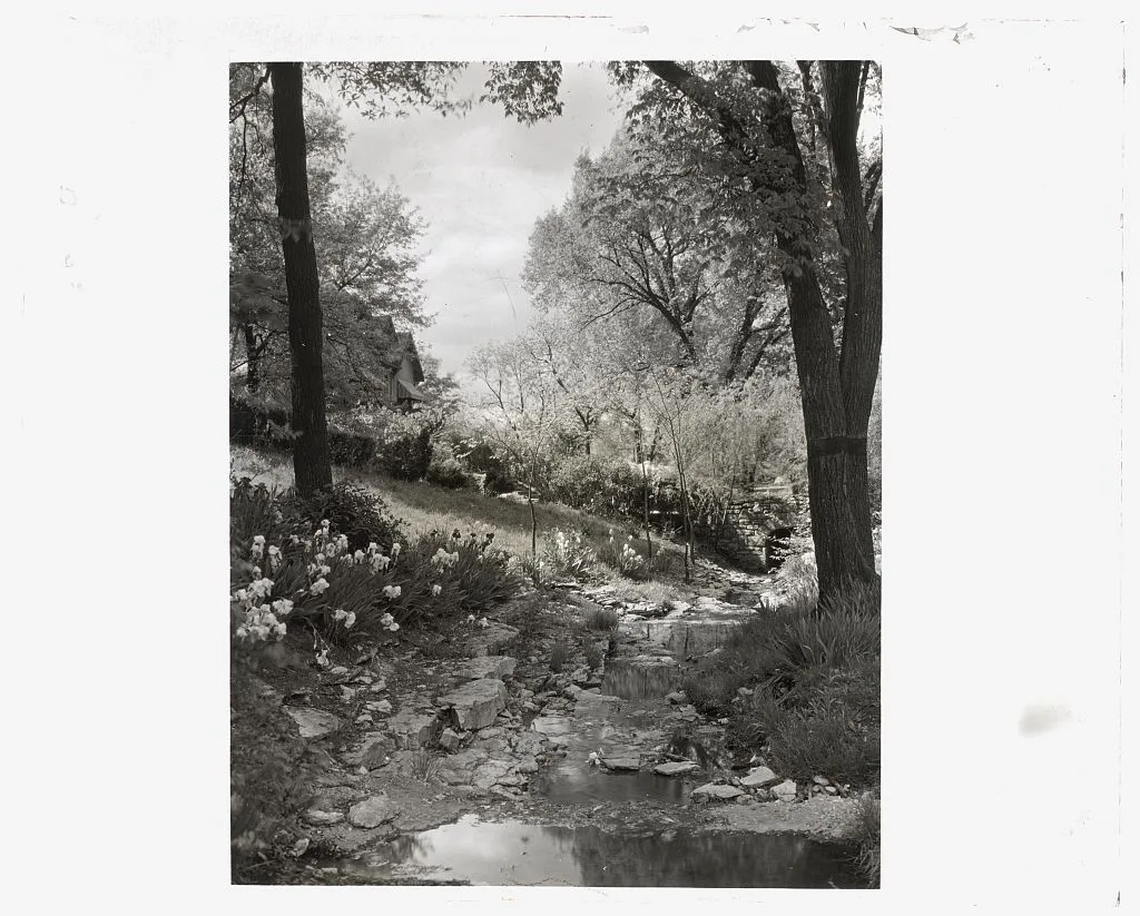 [Pembroke Lane, Mission Hills, Kansas City, Missouri. Iris by a…, Missouri, Kansas City, 1924
