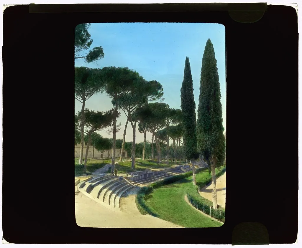 [Villa Borghese, Rome, Lazio, Italy. Piazza di Siena], Rome, Italy, 1925