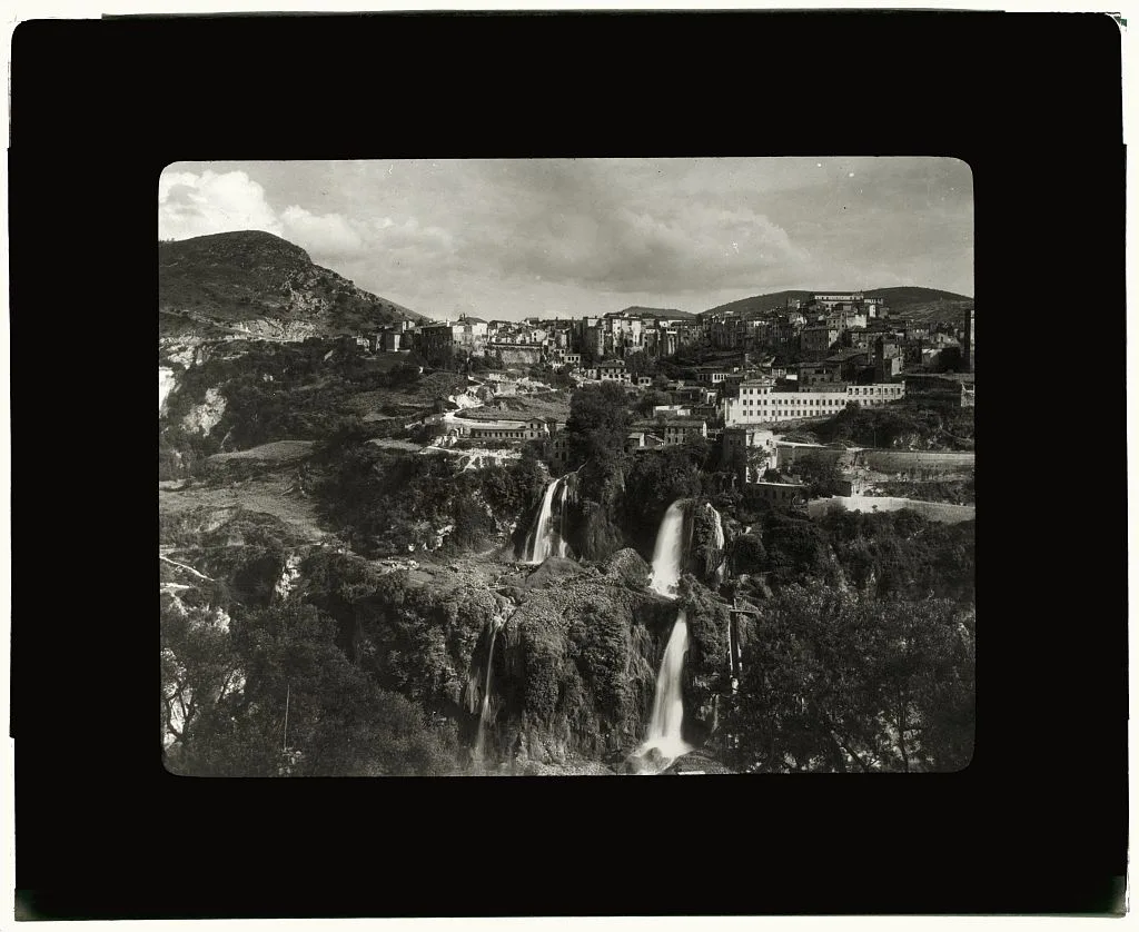 [Villa d'Este, Tivoli, Lazio, Italy. Waterfalls], Italy, Tivoli, 1925