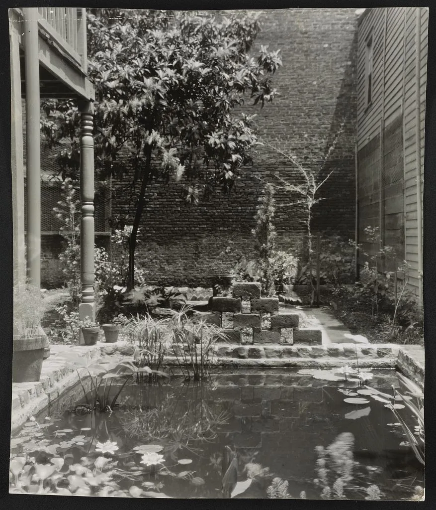 My patio court, March 21 to May, New Orleans, Louisiana, 1946