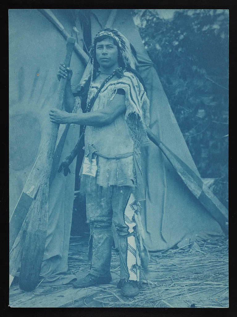 Actor in Hiawatha, North America, Great Lakes Region, 1903