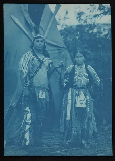 Actors in Hiawatha, North America, Great Lakes Region, 1903