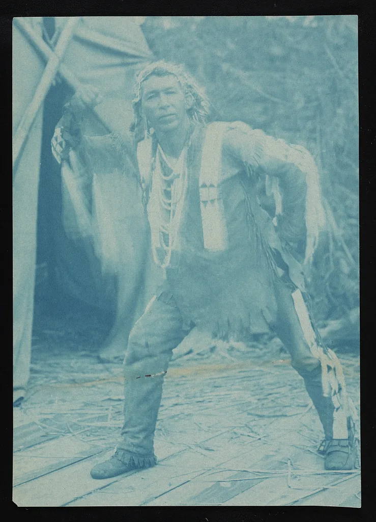 Actor in Hiawatha, North America, Great Lakes Region, 1903