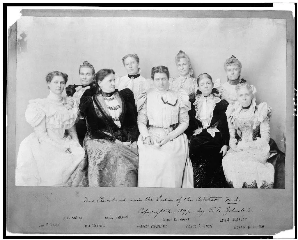 Mrs. Cleveland and the ladies of the Cabinet, no. 2, 1897