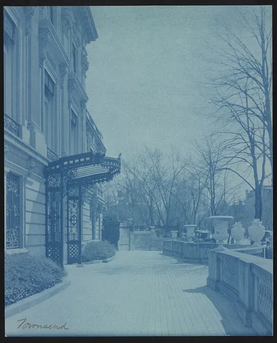 Mary Scott Townsend House, Wash., D.C.: Exterior entrance, Washington D.C., 1910