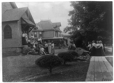Roycroft group, New York, East Aurora, 1900